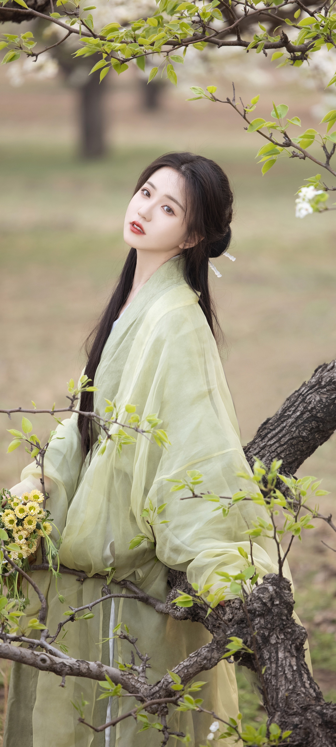 户外 小清新 可爱 古风美女 高清手机桌面