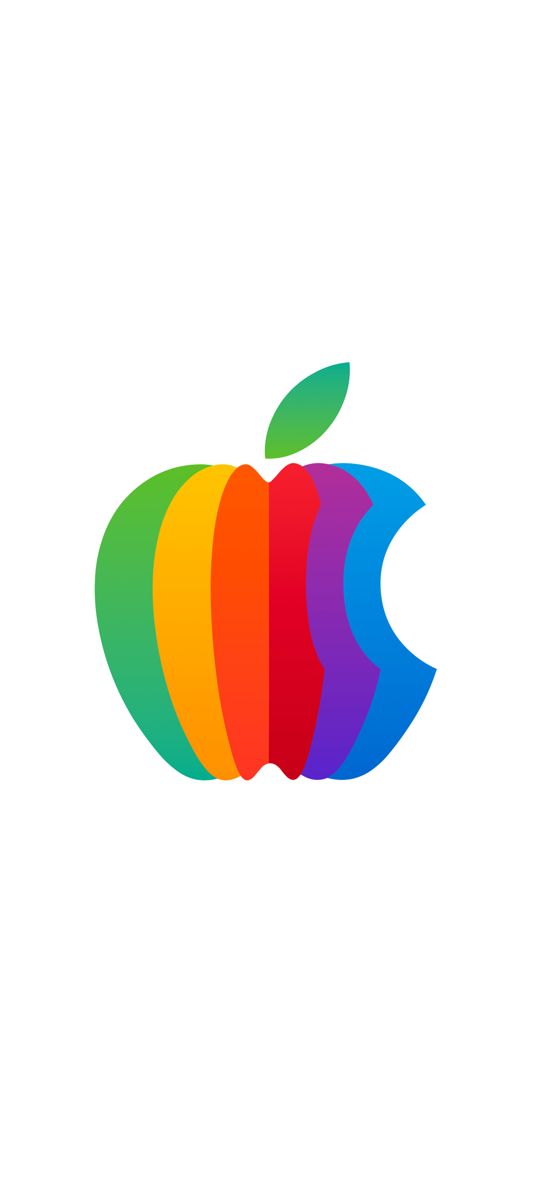 Apple彩色Logo 苹果高清手机壁纸