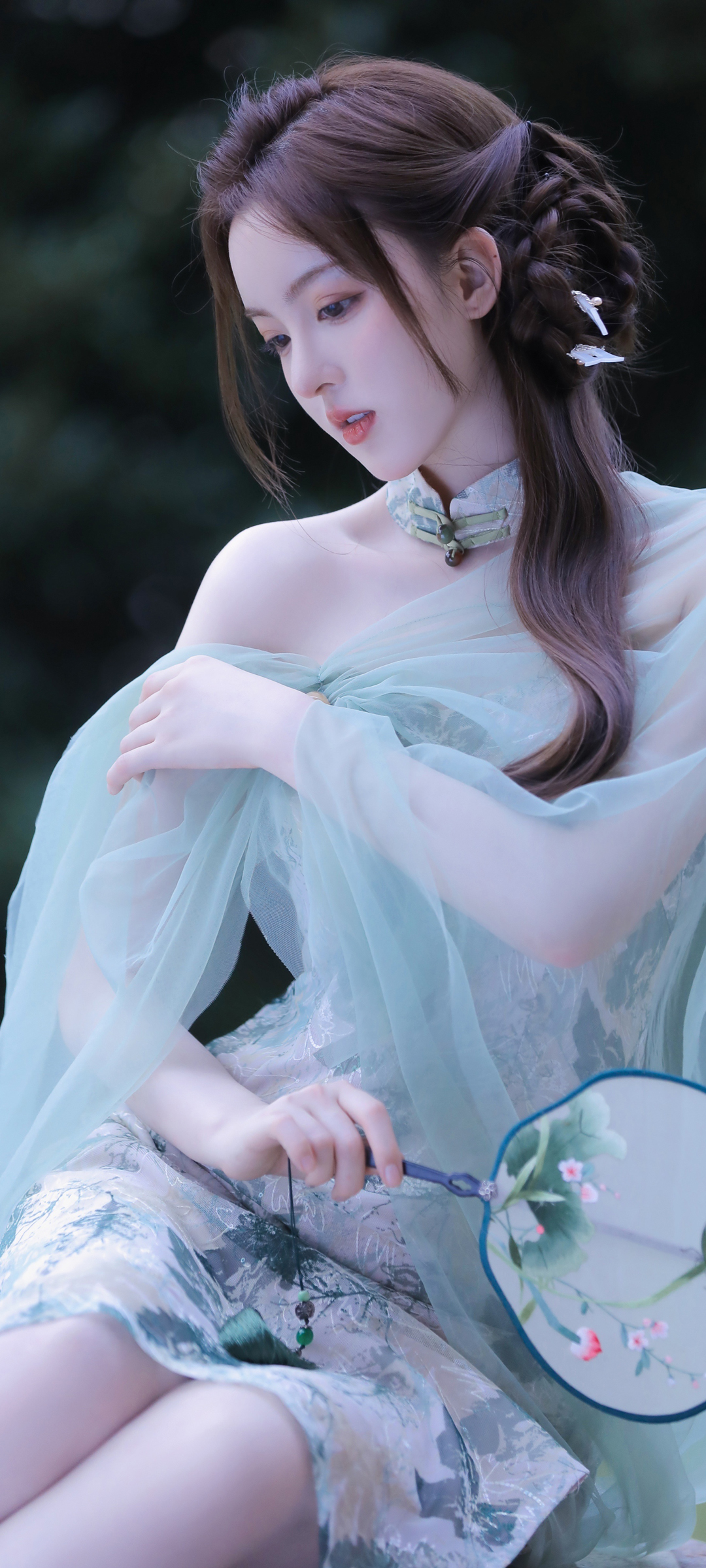 唯美古风女子高清手机壁纸图片