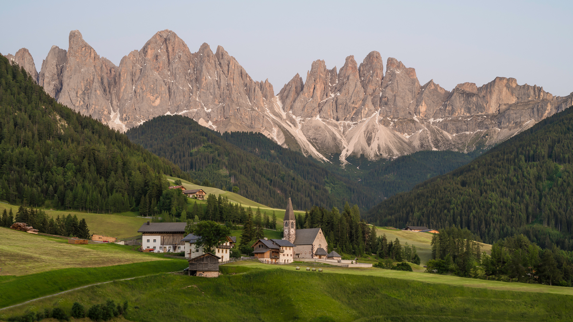 阿尔卑斯山 意大利Dolomite山脉风景高清壁纸