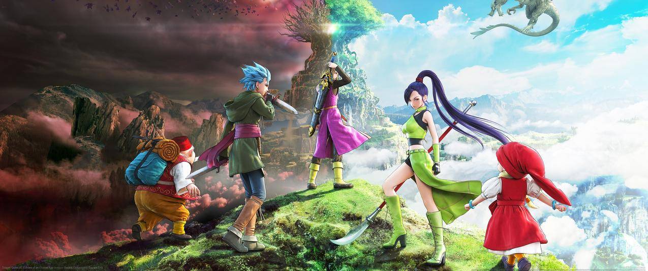 勇者斗恶龙DragonQuestXI带鱼屏高清壁纸