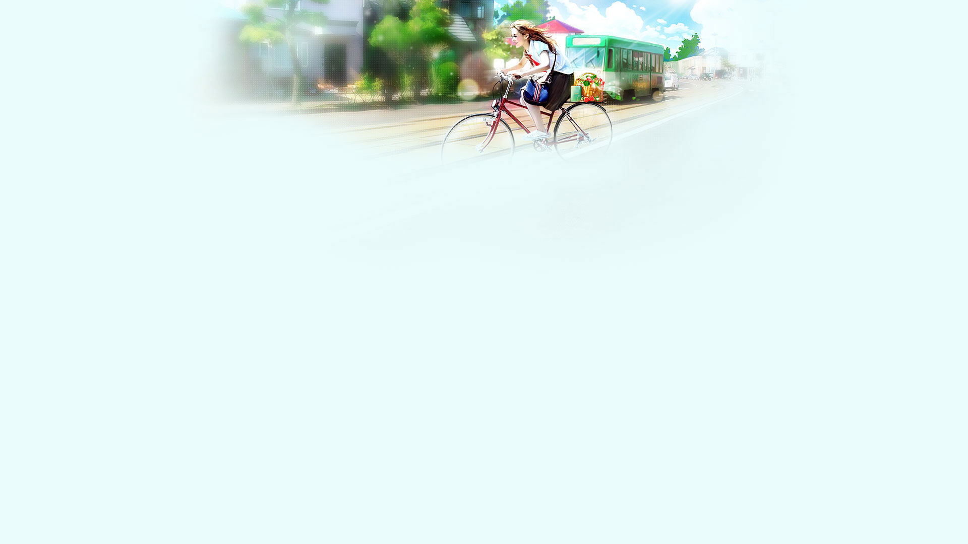 追风少女桌面高清壁纸