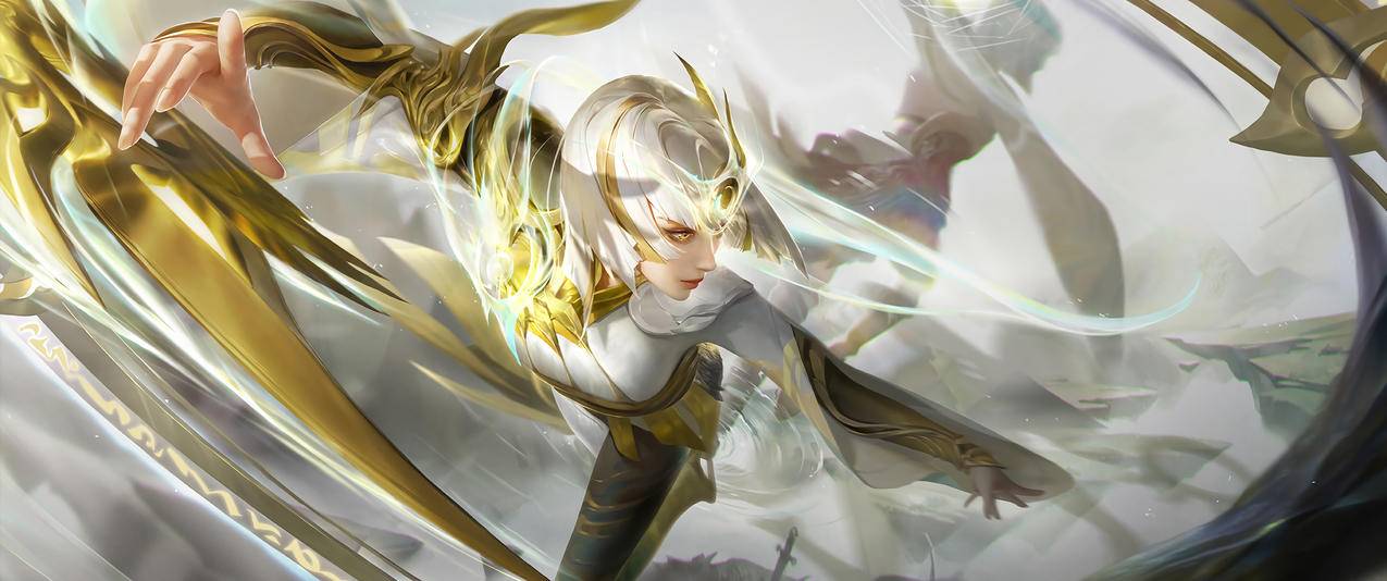 炽阳神光 镜 王者荣耀新英雄3440x1440带鱼屏高清壁纸