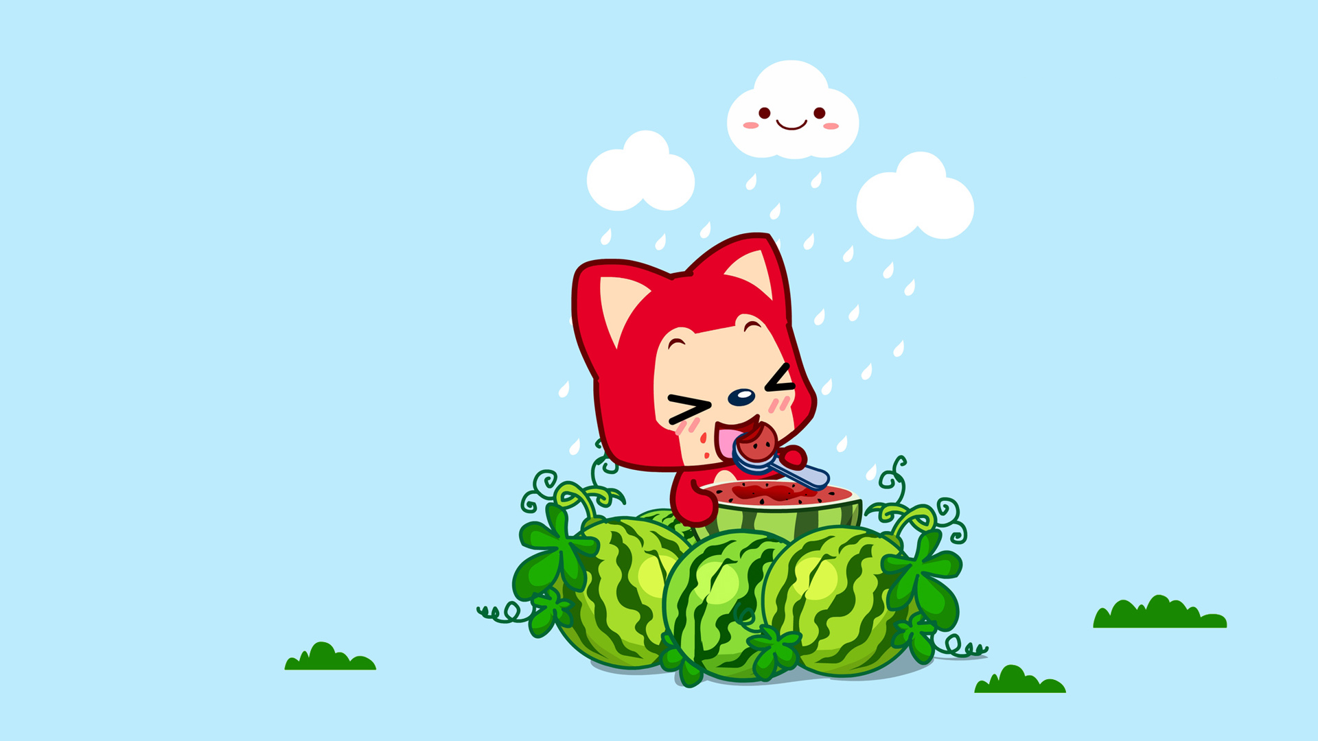 阿狸高清壁纸 西瓜
