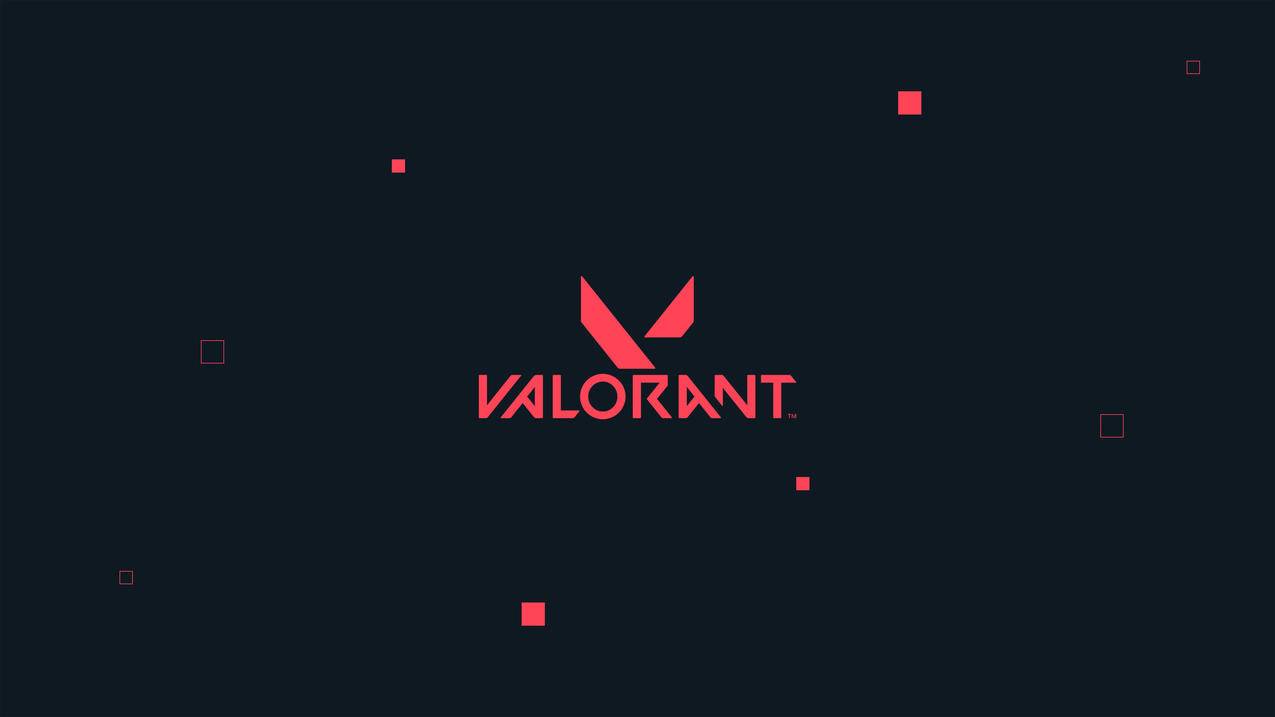 拳头FPS《Valorant》黑粉logo 4K游戏精选高清壁纸