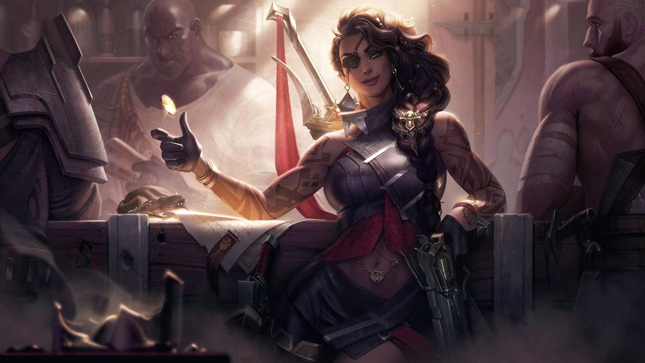 沙漠玫瑰 莎弥拉《LOL 英雄联盟》4K游戏精选图片