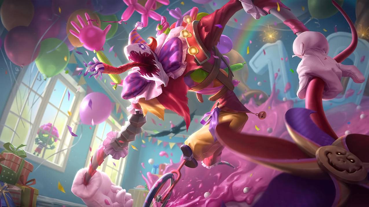 《英雄联盟LOL 惊悚派对 费德提克》4K游戏精选高清壁纸
