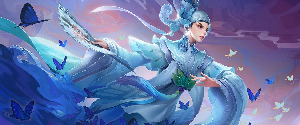 梁祝上官婉儿王者荣耀3440x1440带鱼屏高清壁纸