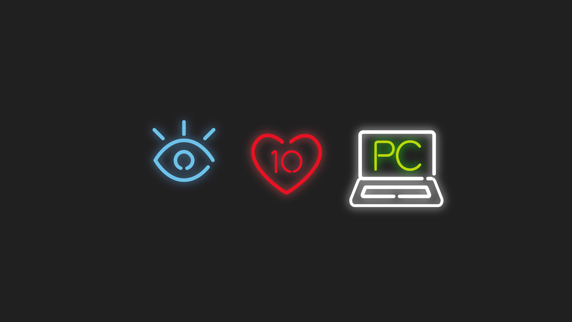 我喜欢电脑Windows10创意电脑高清壁纸