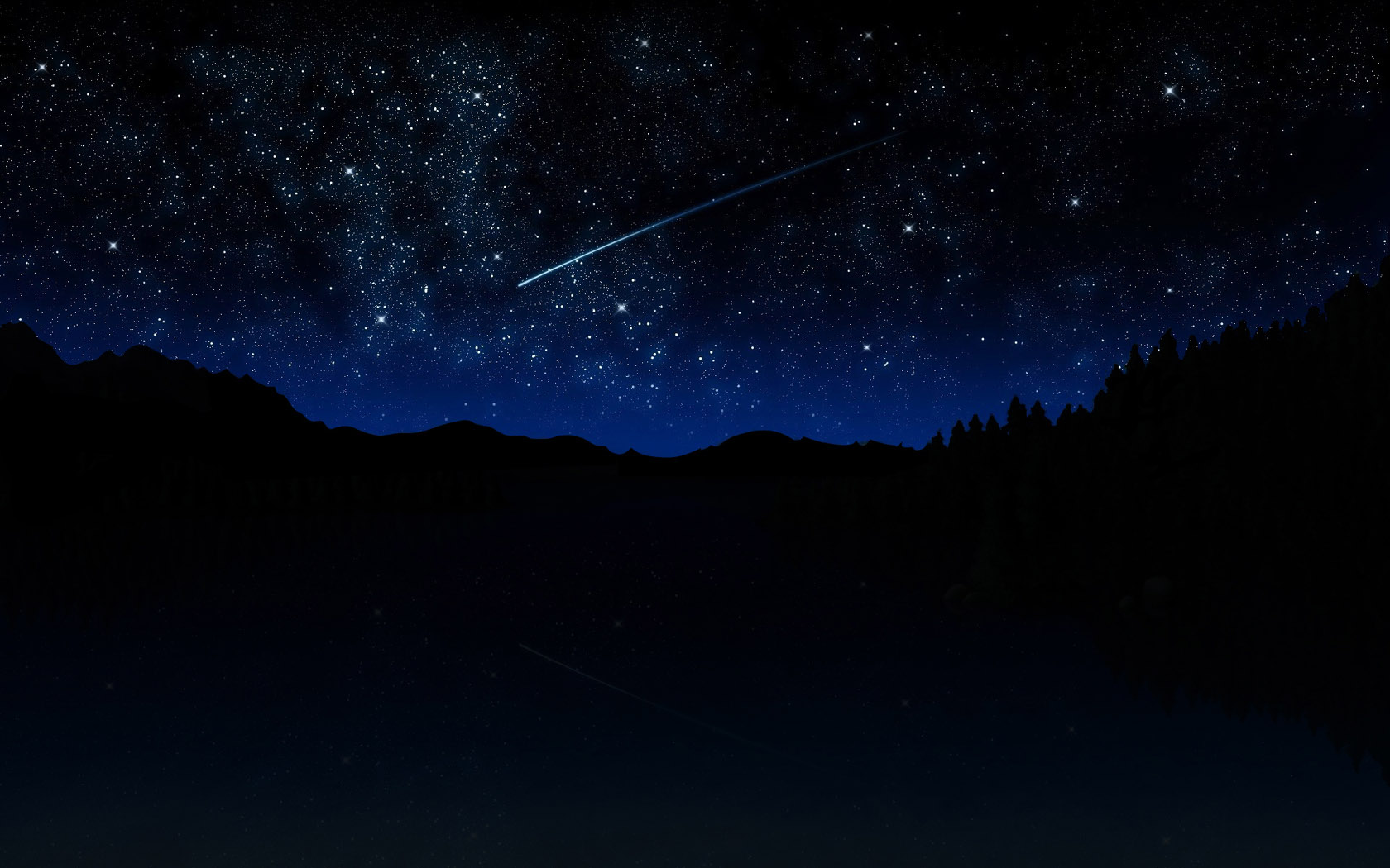 美丽的流星桌面高清壁纸