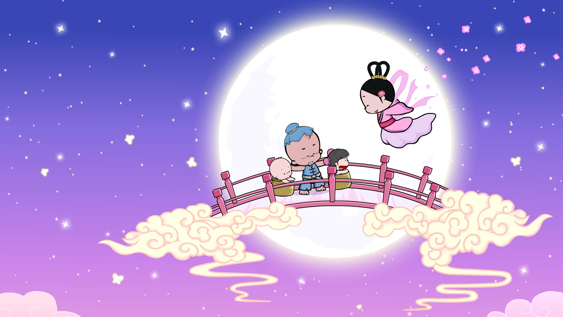 重逢在七夕,小破孩七夕高清壁纸