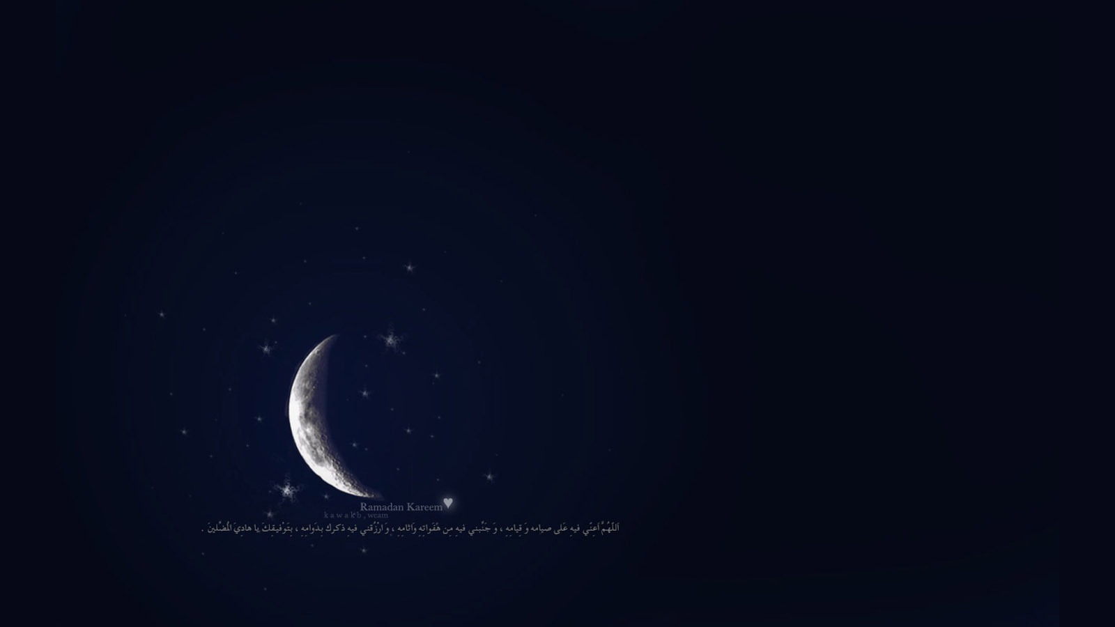 星星和月亮高清壁纸