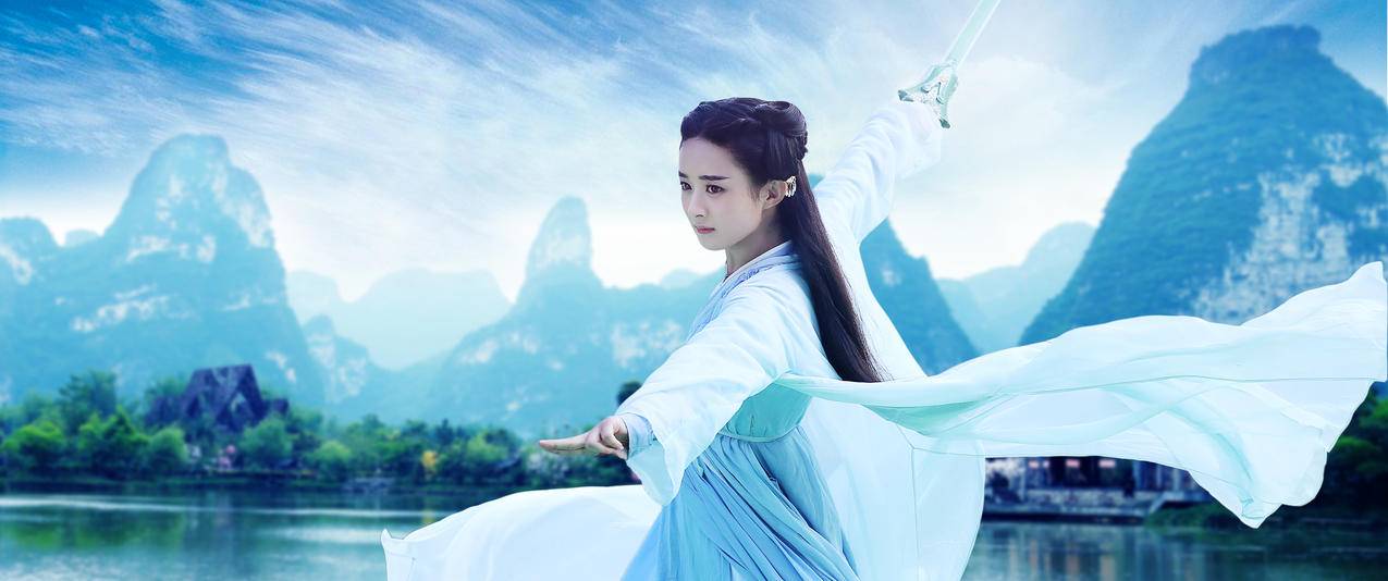 花千骨赵丽颖古装剧照带鱼屏高清壁纸
