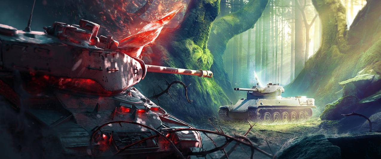 WorldofTanks坦克世界带鱼屏高清壁纸