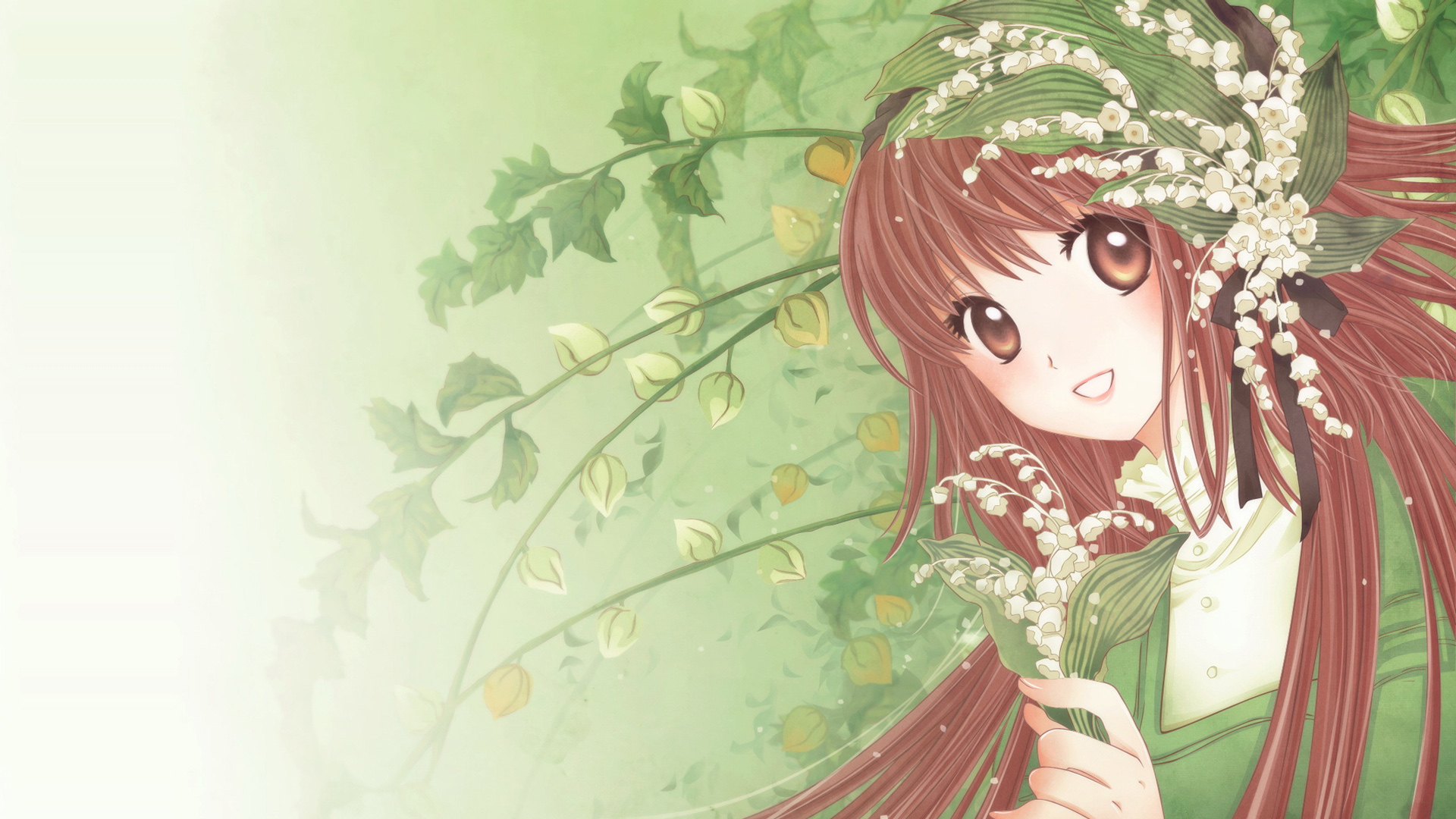 奇迹少女小鸠,少女动漫,可爱桌面高清壁纸