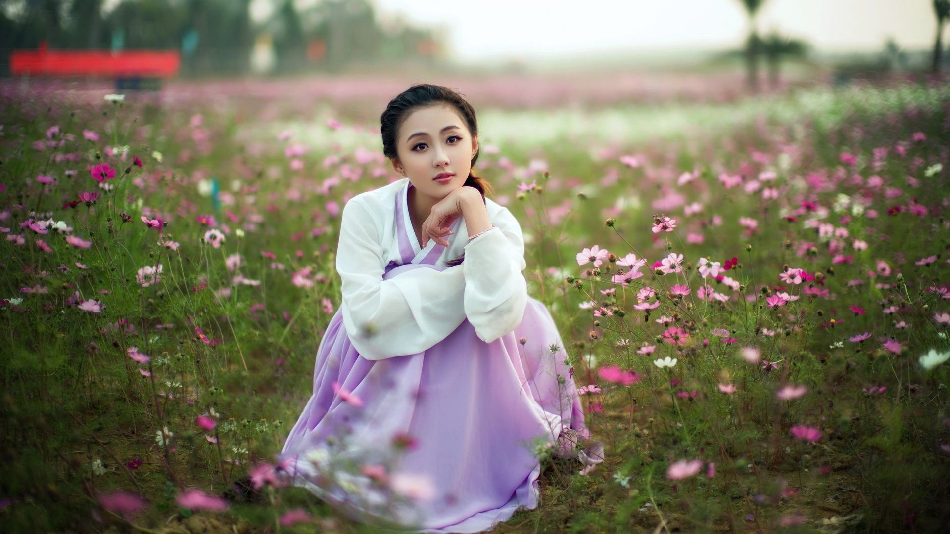 穿韩服的美女图片,美丽清纯的韩服MM,桌面高清壁纸