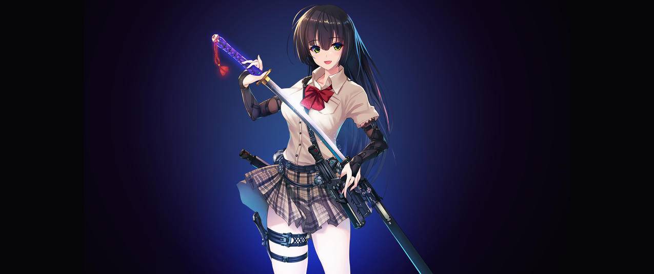 thepassingSwordsGirl动漫3440x1440带鱼屏高清壁纸