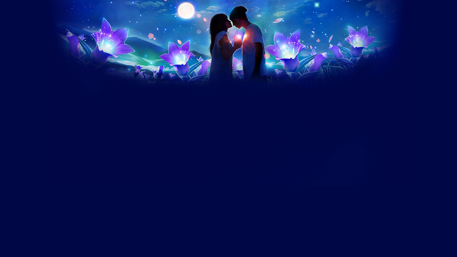 七夕梦幻星空桌面高清壁纸