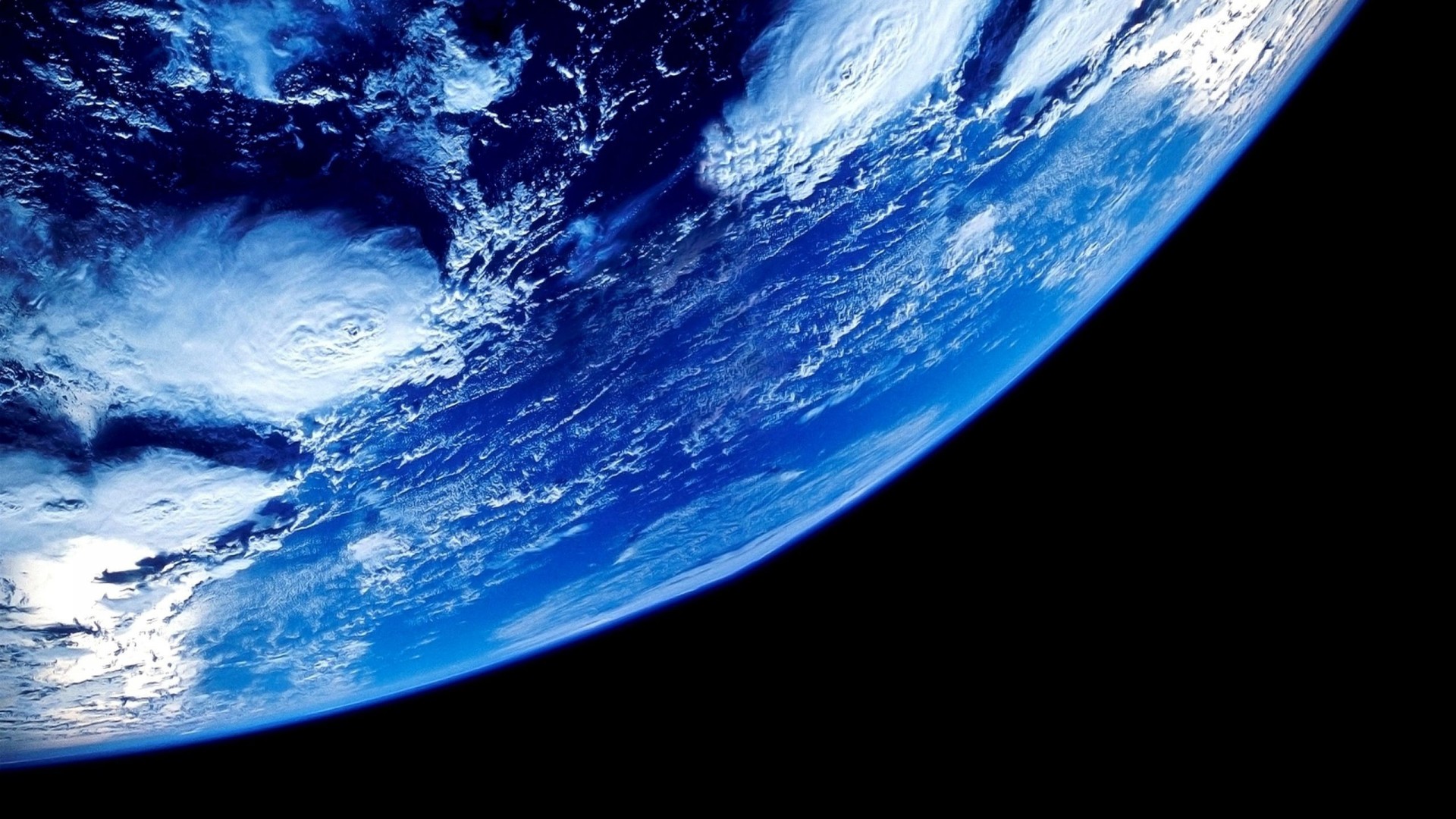 海洋，行星，蓝色，空间，地球电脑高清壁纸