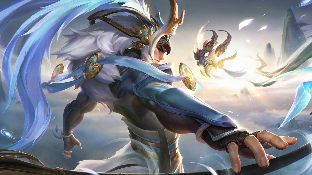 御风骁将 吕布 王者荣耀4k高清壁纸