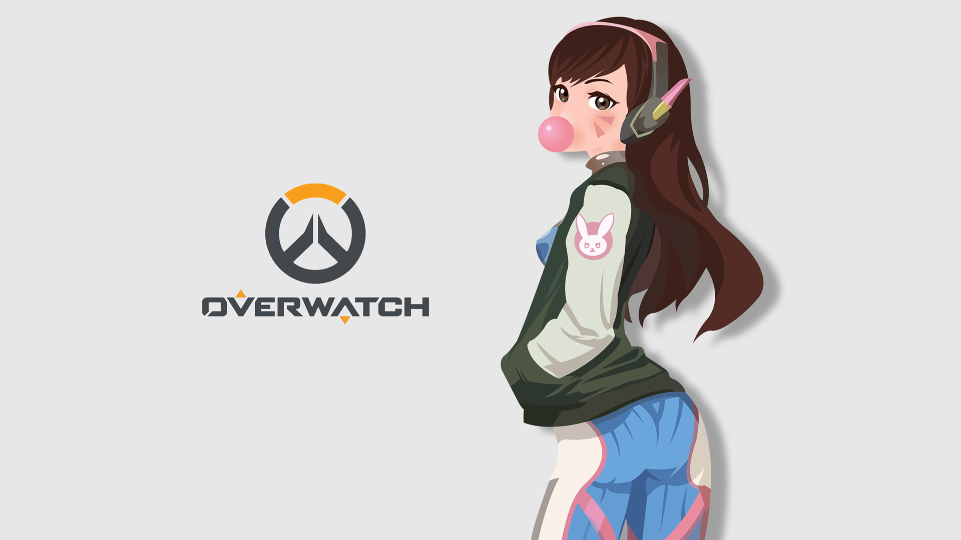 守望先锋dva 2K桌面高清壁纸