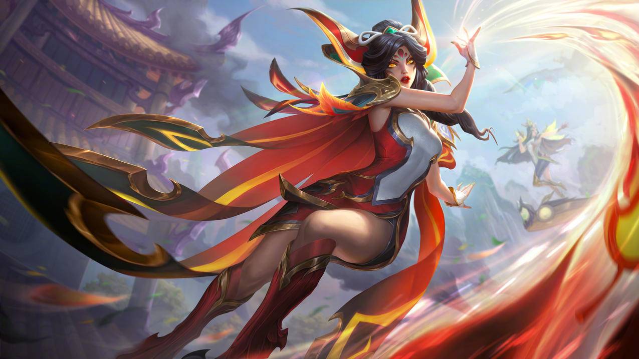 lol英雄联盟逆羽 神凰行者 霞4k游戏高清壁纸