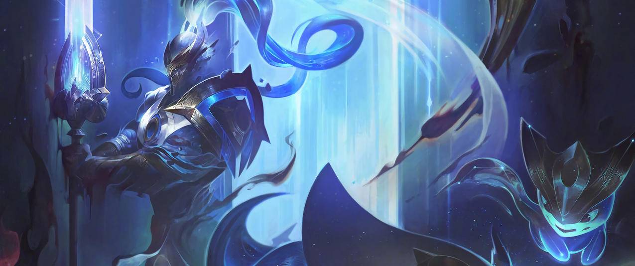 英雄联盟穿星魔锋赵信带鱼屏高清壁纸