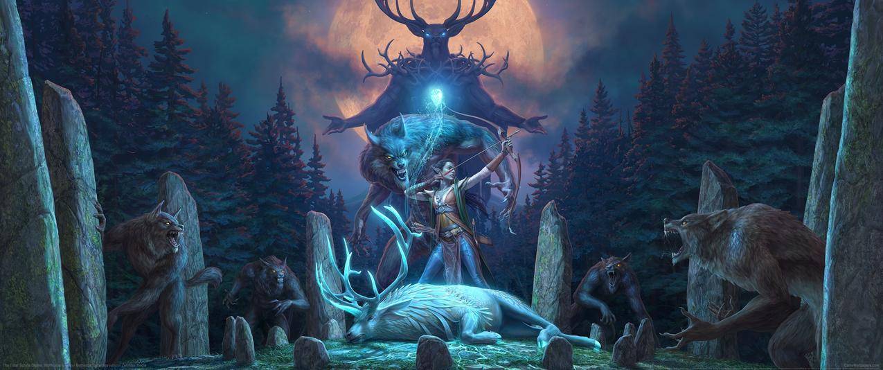 TheElderScrollsOnlineWolfhunter上古卷轴3440x1440带鱼屏高清壁纸