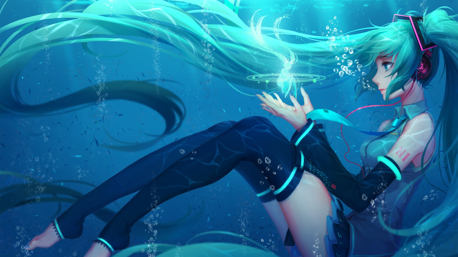 初音未来水下唯美高清壁纸