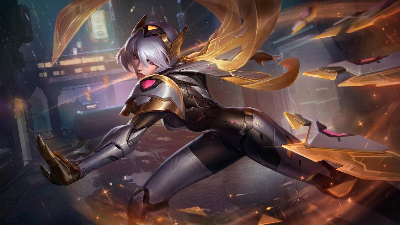 《LOL英雄联盟 刀锋舞者 源计划 正义 艾瑞莉娅》4K精选游戏高清壁纸