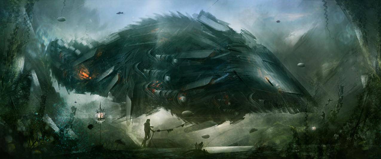 科幻片带鱼屏高清壁纸