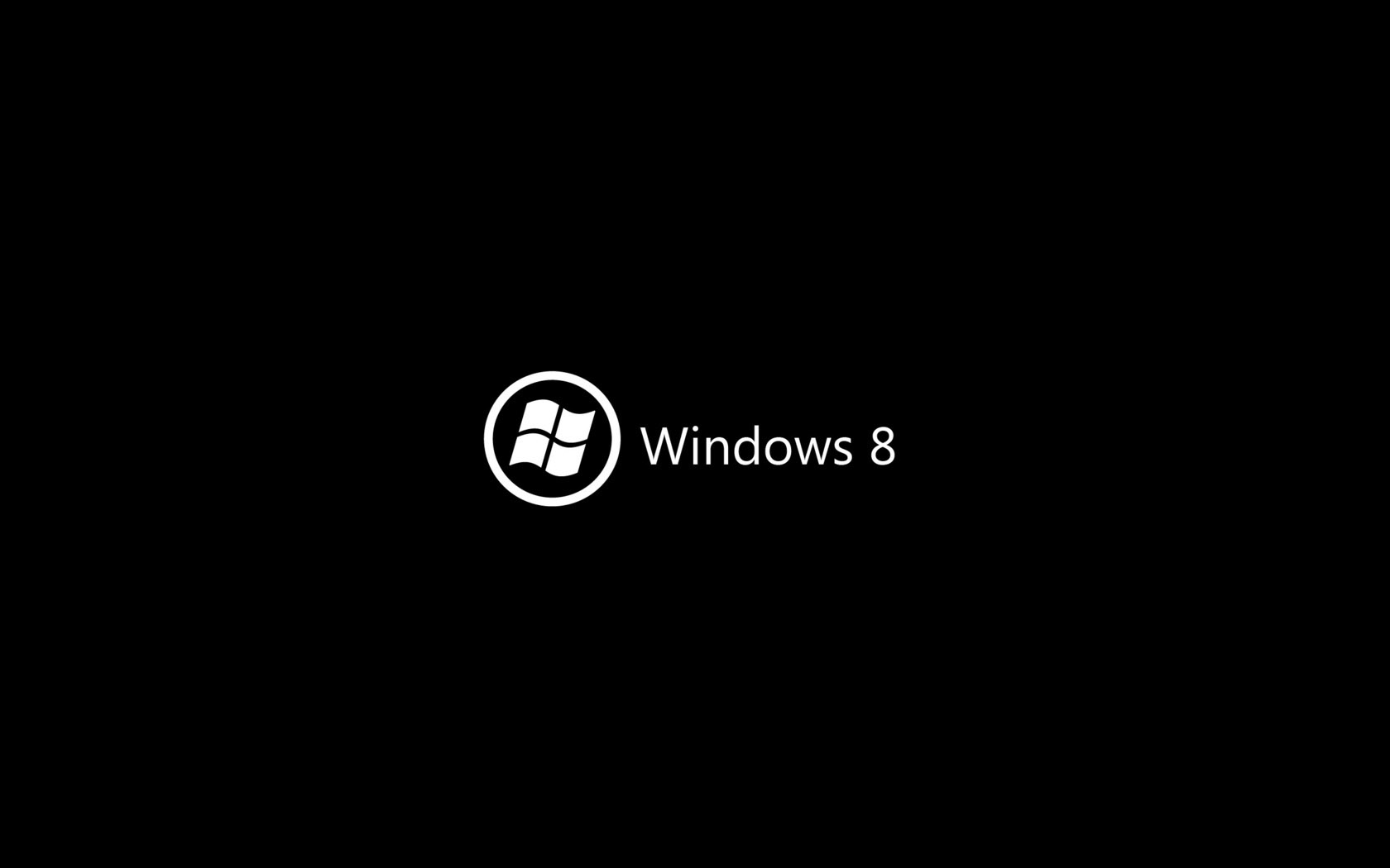 win8黑色桌面高清壁纸