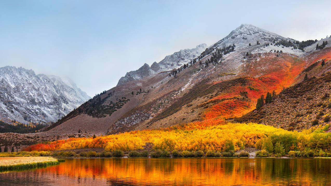 苹果MacBookPro高山脉风景4k高清壁纸