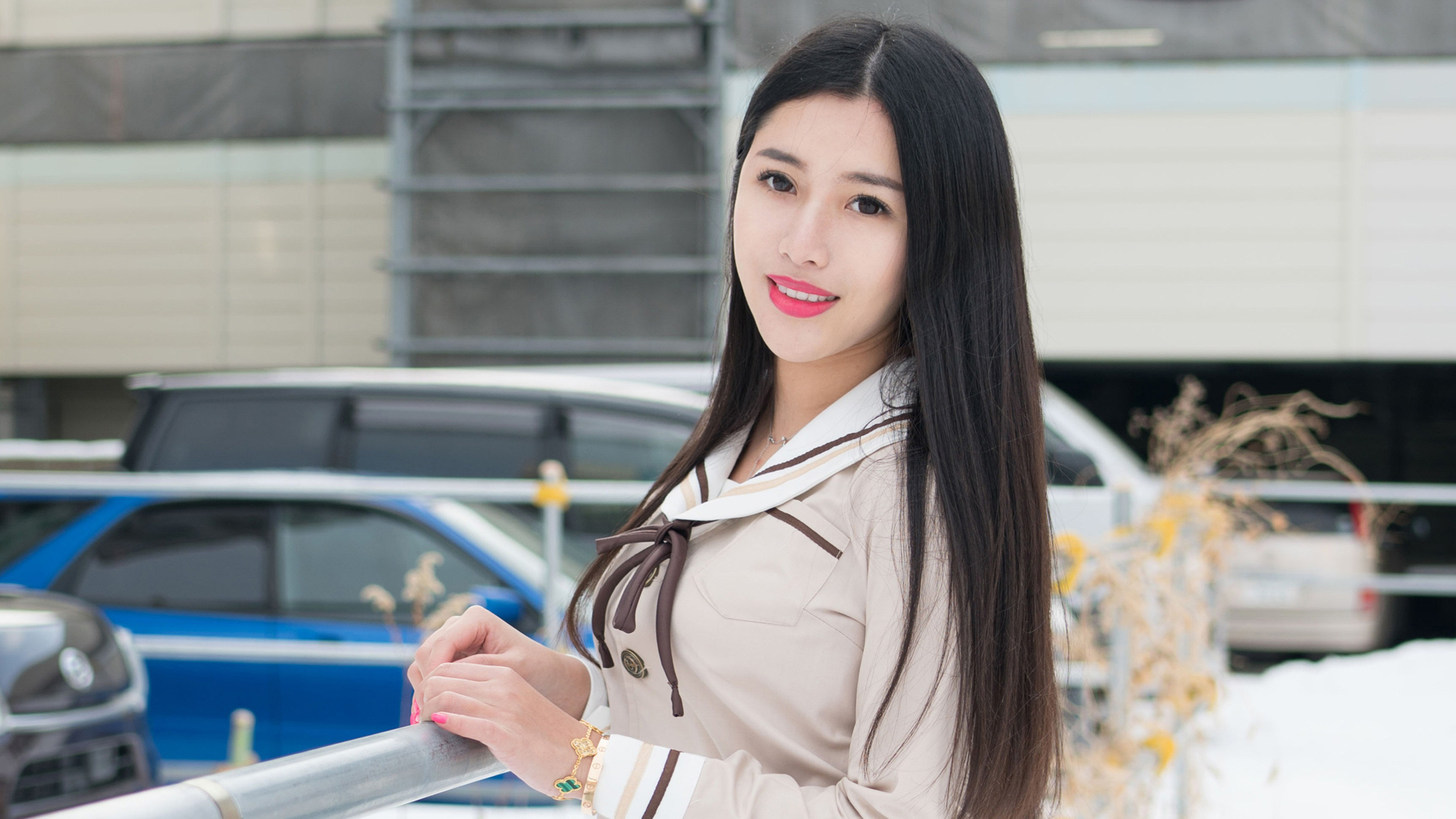 陈嘉嘉长发清纯美女高清壁纸
