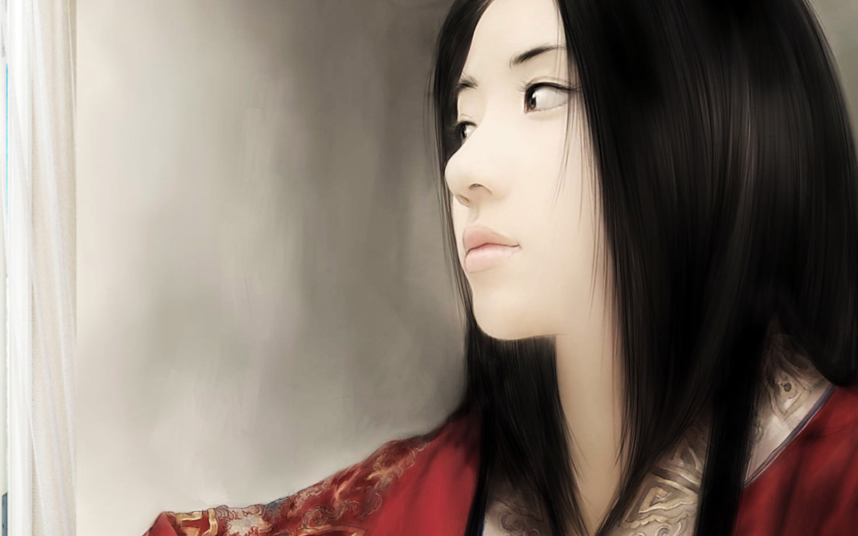 电脑桌面古装美女