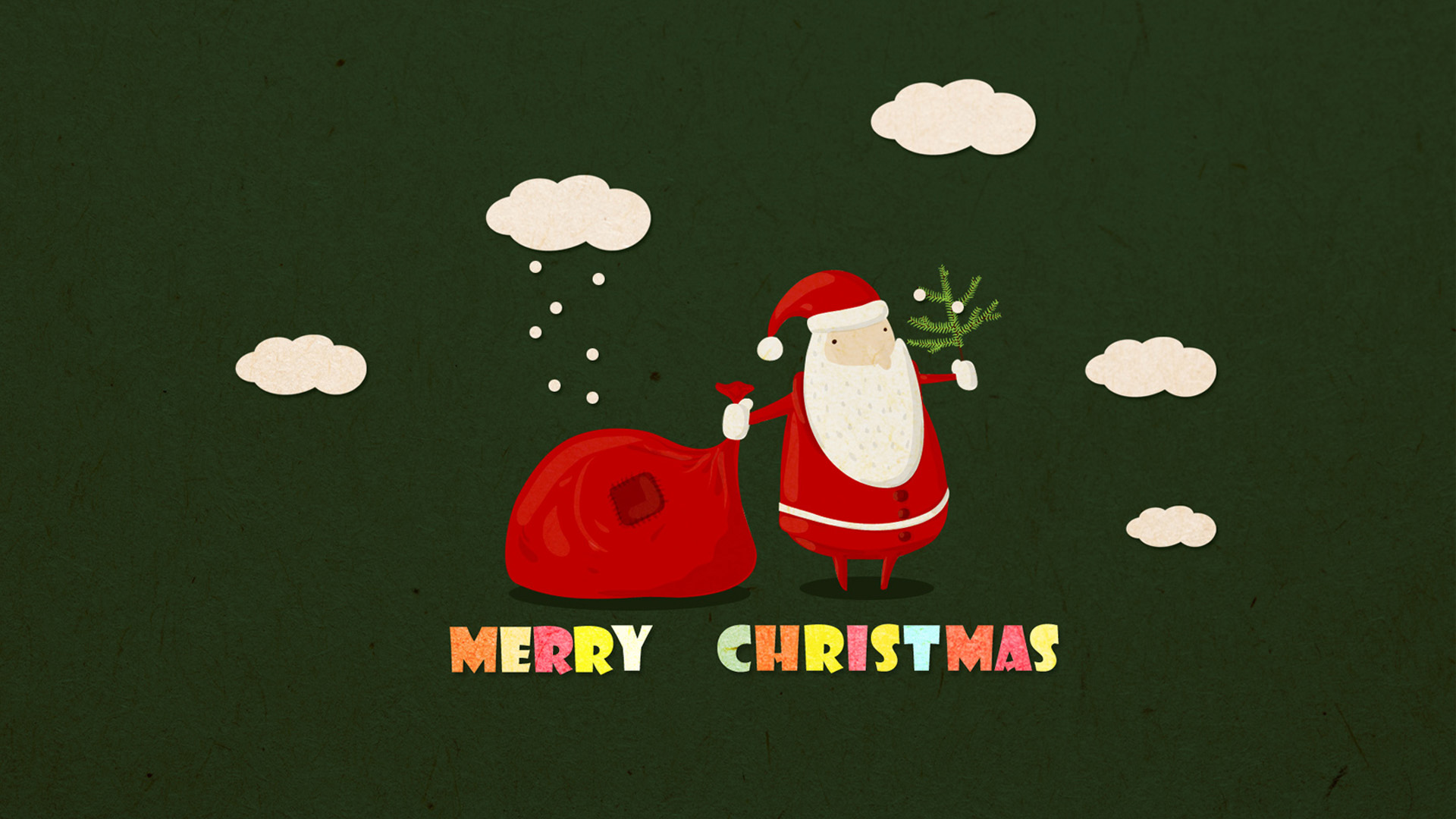 Merry Christmas电脑桌面高清壁纸