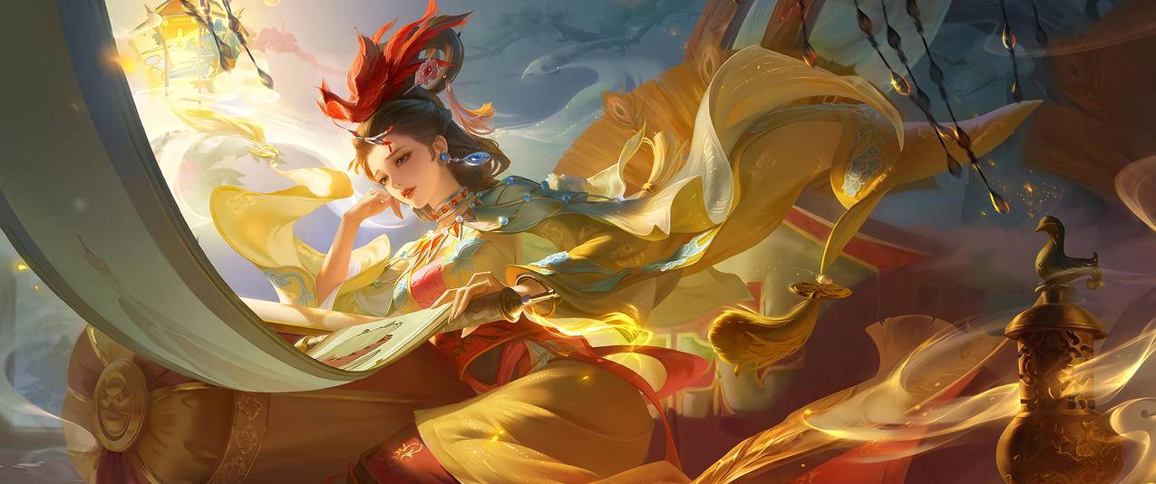 王者荣耀甄姬-女儿国国王3440x1440带鱼屏高清壁纸