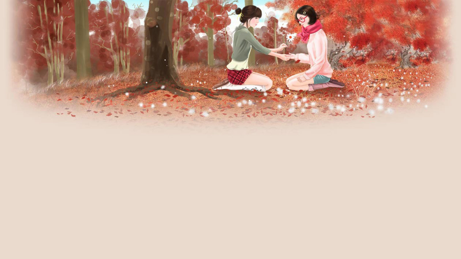 真挚友谊桌面高清壁纸