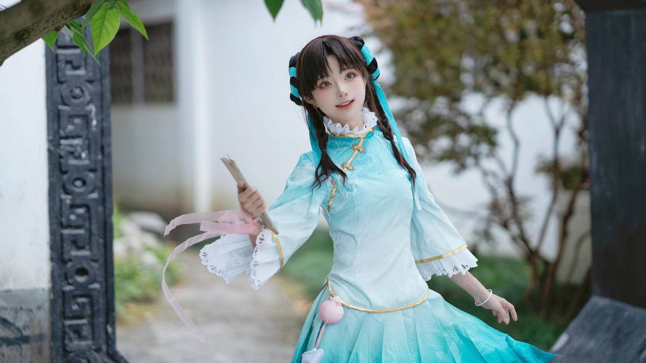 cosplay 王者荣耀 西施 小姐姐 美女 4k电脑高清壁纸