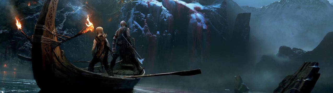 《战神God of War 》5120x1440游戏原画高清壁纸