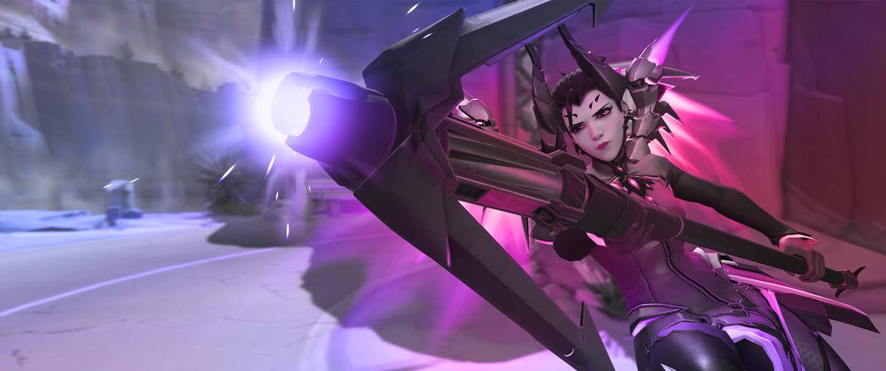 守望先锋mercy带鱼屏高清壁纸