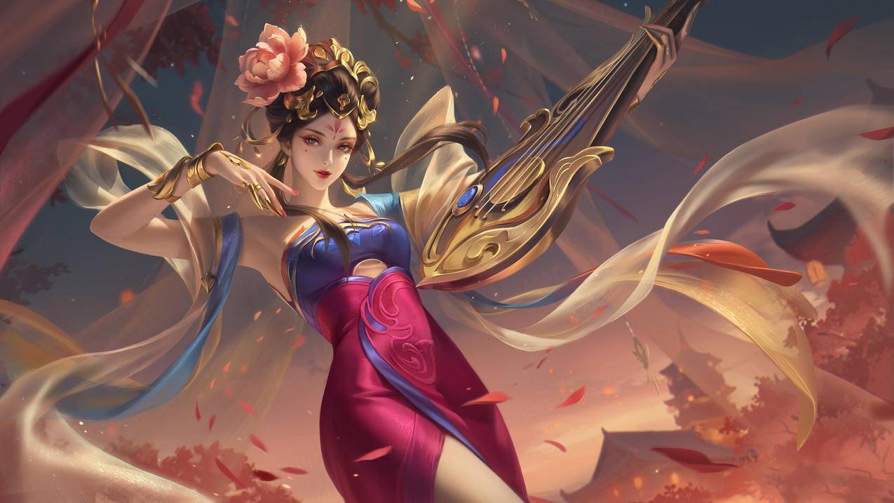 王者荣耀杨玉环4k电脑高清壁纸