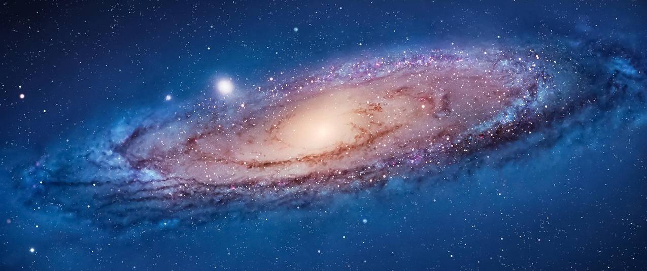 美丽星云桌面带鱼屏高清壁纸