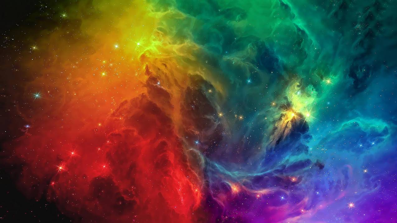 太空星空星系恒星宇宙景观星云4k高清壁纸 4k手机高清壁纸