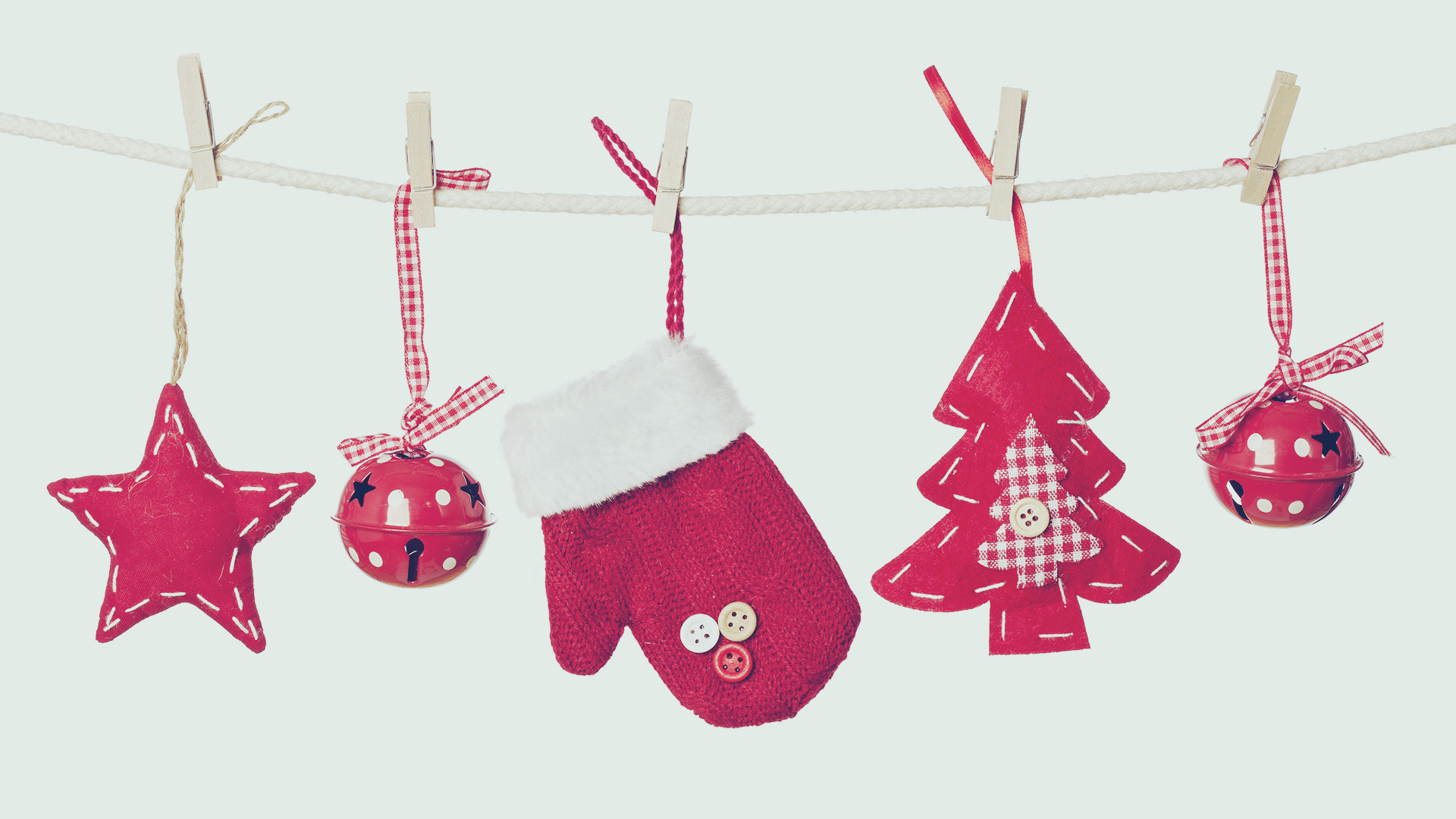Merry Christmas,圣诞节,节日,手套,圣诞树,唯美,文艺,铃铛,高清壁纸
