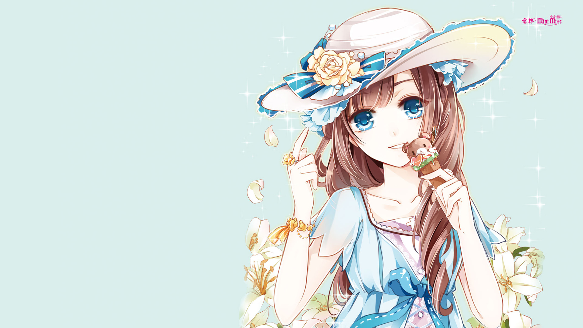意林·小小姐，意林·小淑女，杂志，少女，插画，二次元，清纯，可爱，Mini Miss，女生高清壁纸