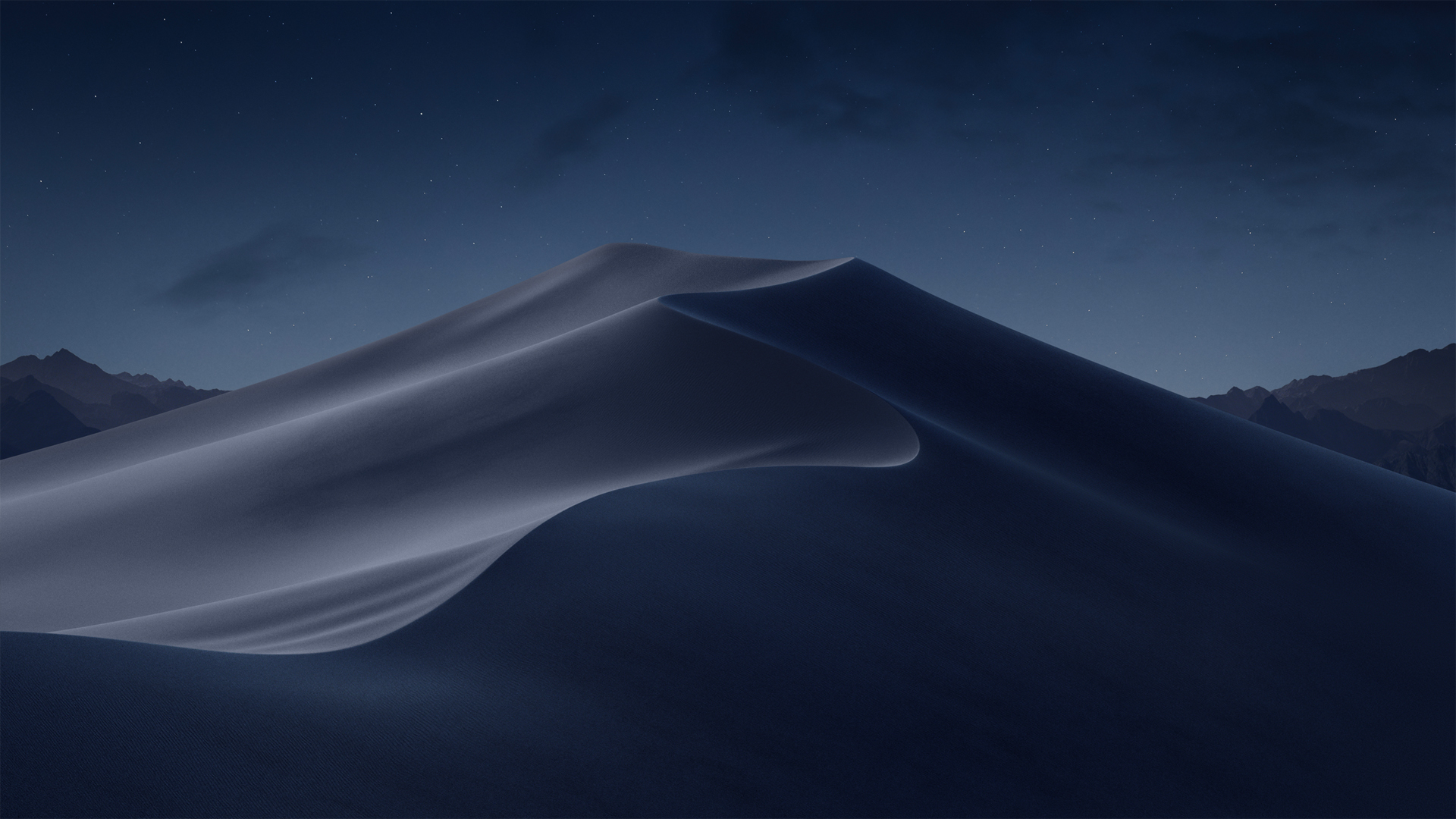 macos mojove 晚上沙漠高清壁纸