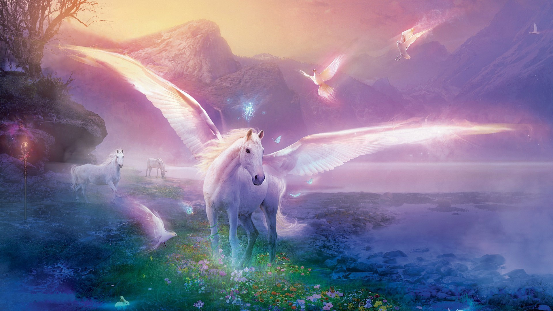 梦幻独角兽桌面高清壁纸