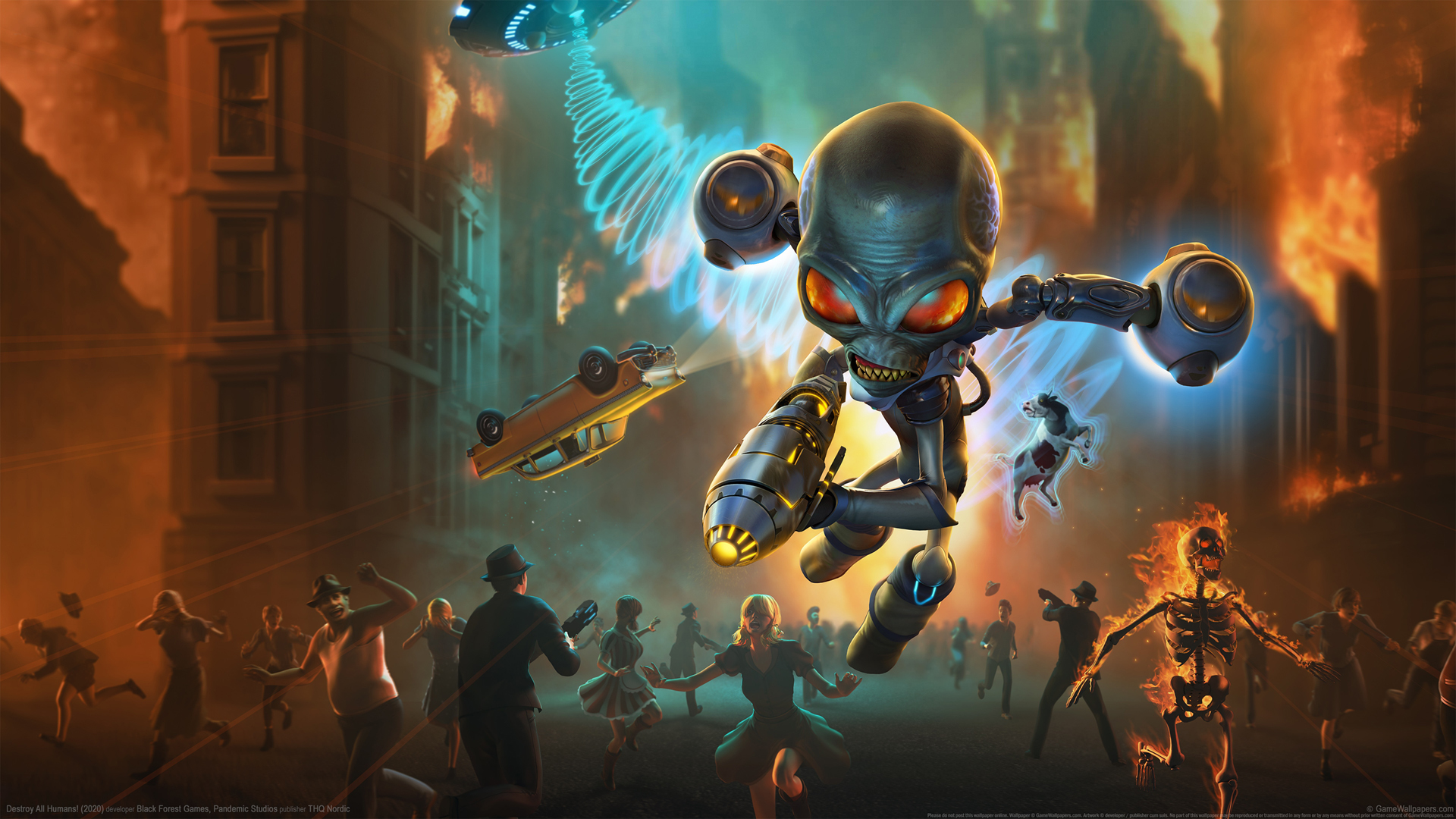 《Destroy All Humans 2020》外星人游戏高清壁纸