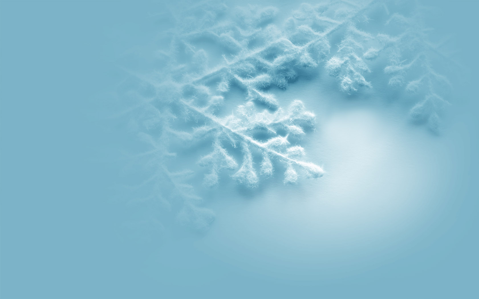 雪花桌面背景